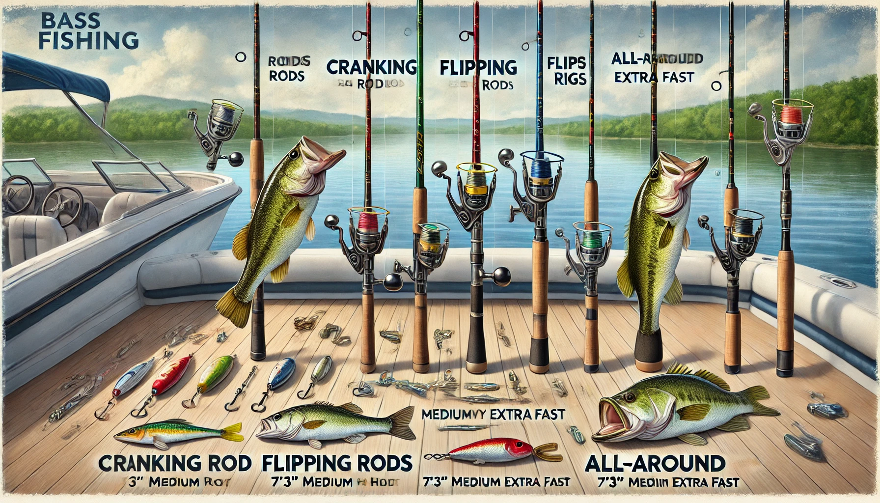 How to Choose Bass Fishing Rods Based on Technique